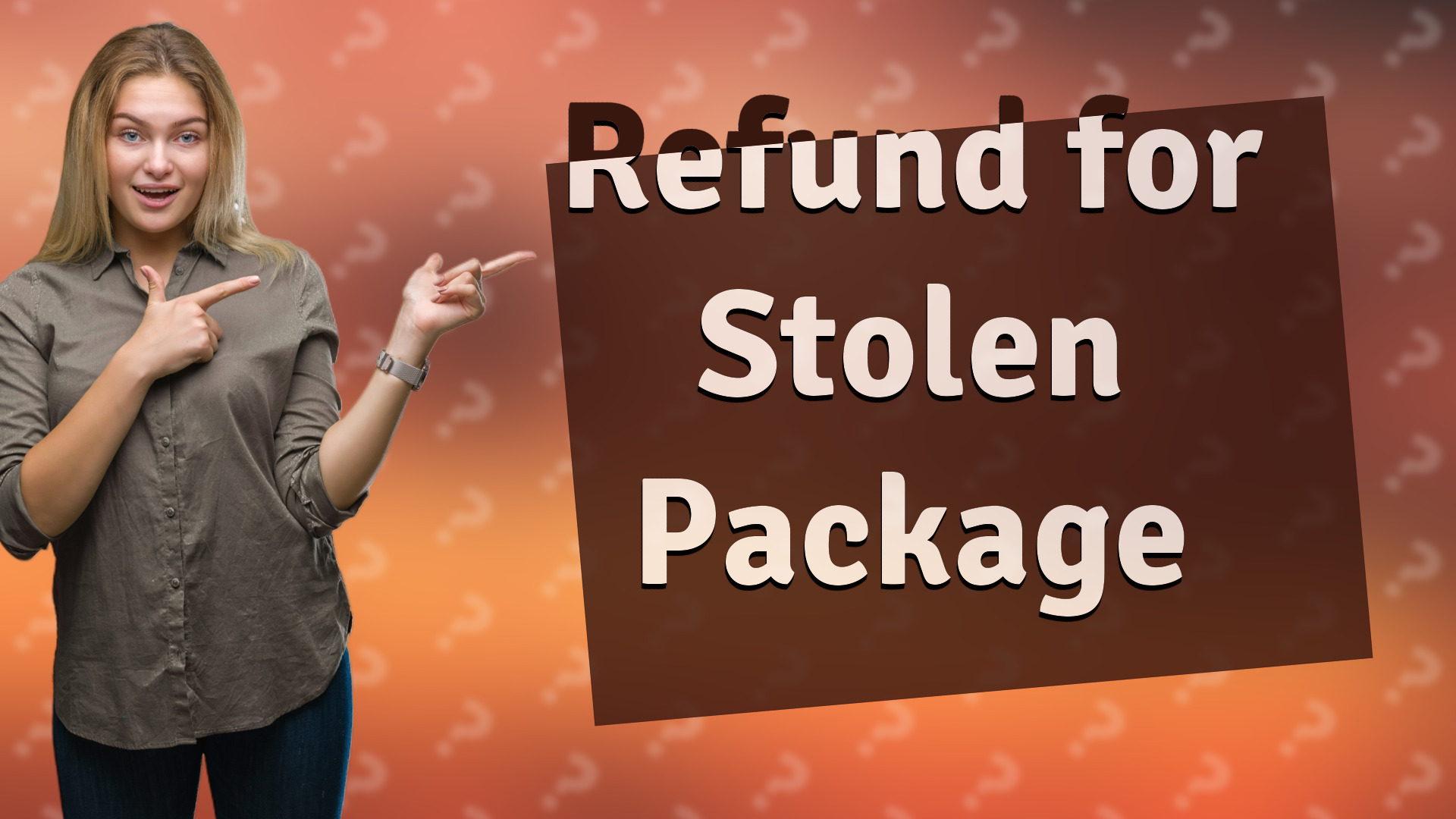 Refund for Stolen Package