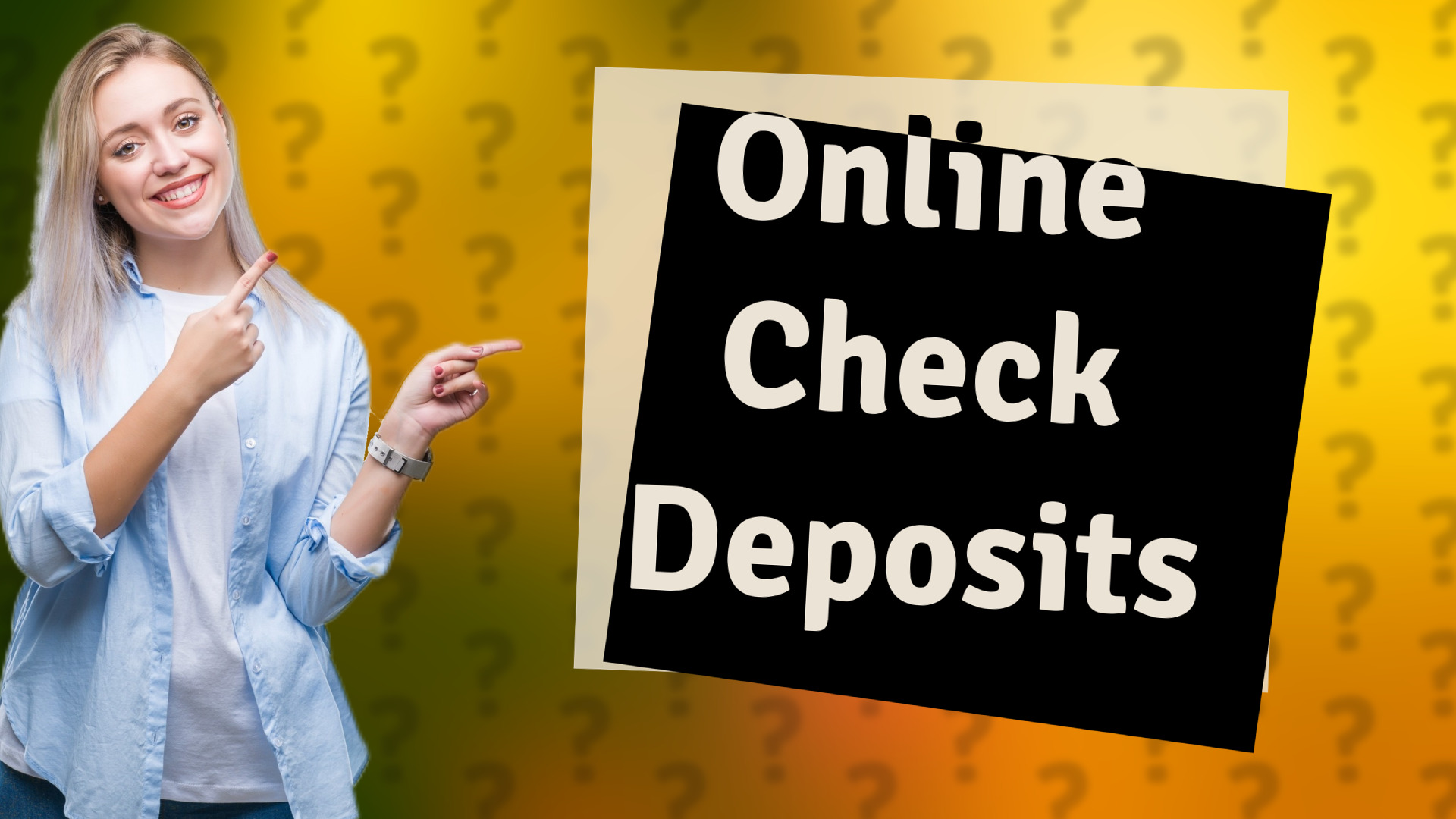Online Check Deposits