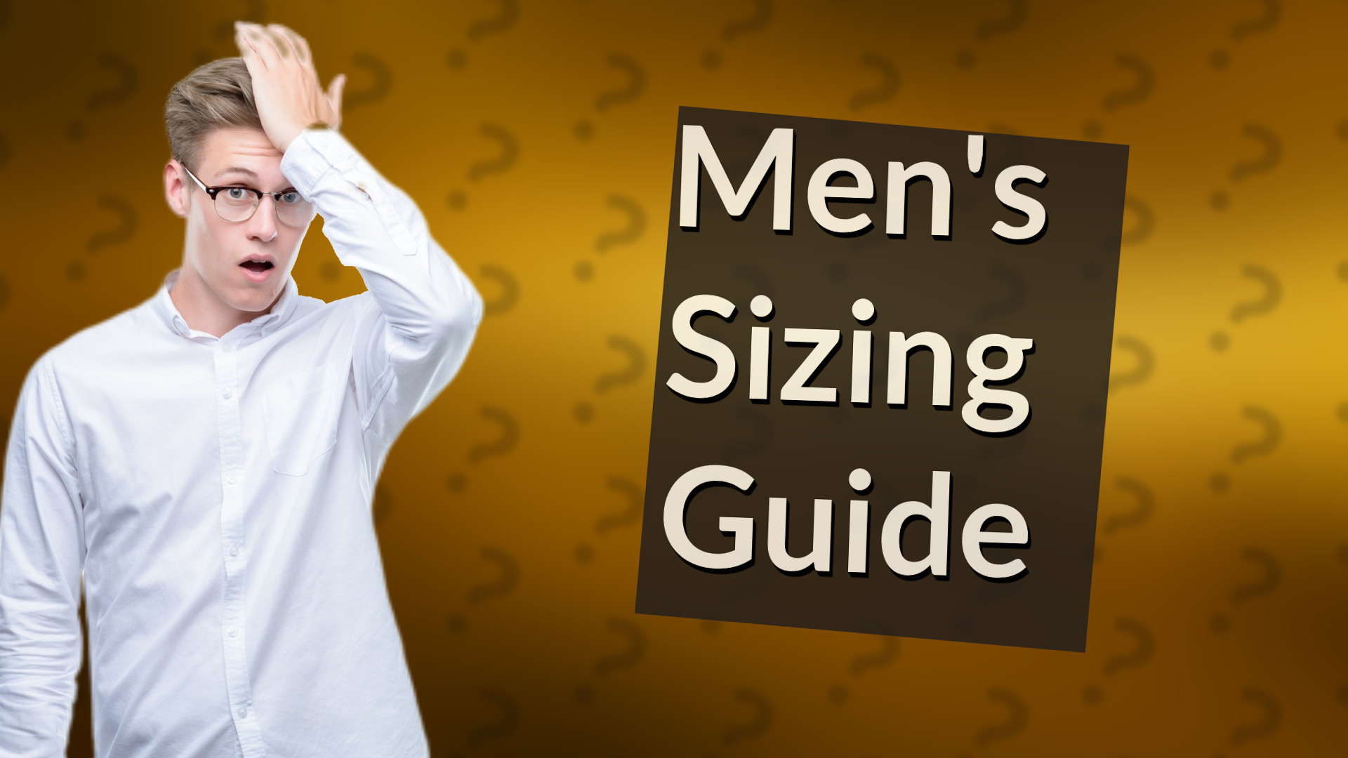 Men's Sizing Guide