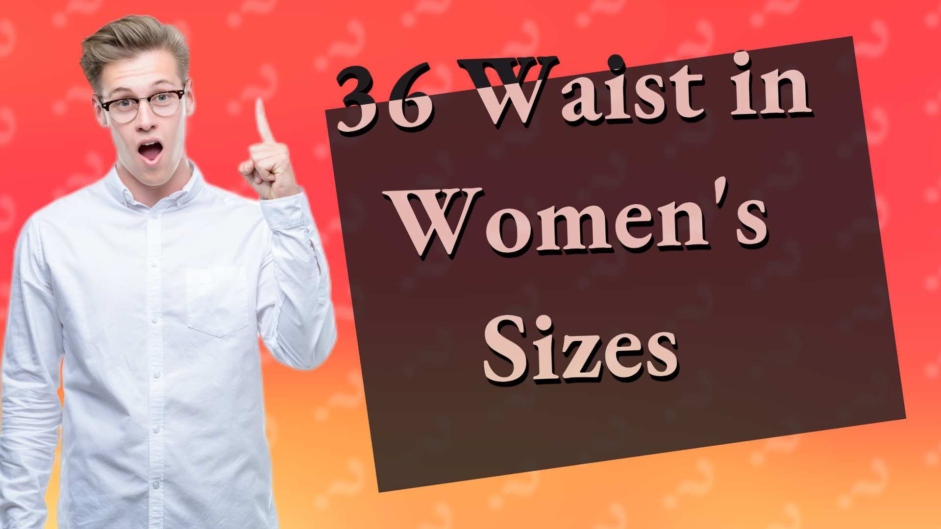 36 Waist in Women's Sizes