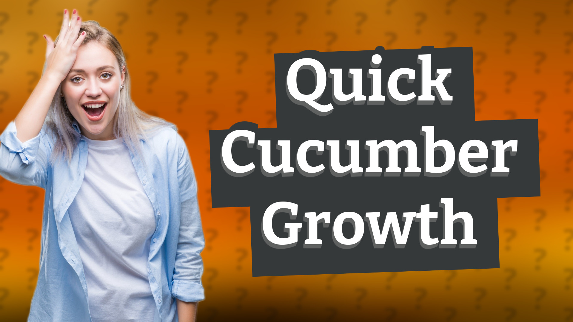 Quick Cucumber Growth