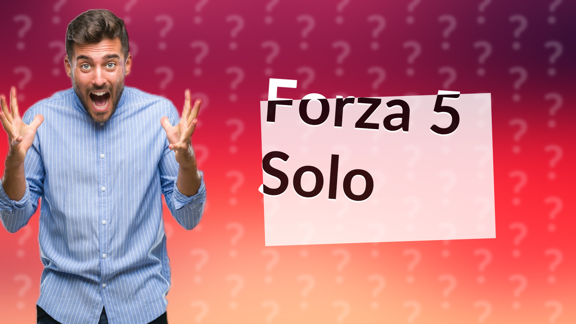 Forza 5 Solo