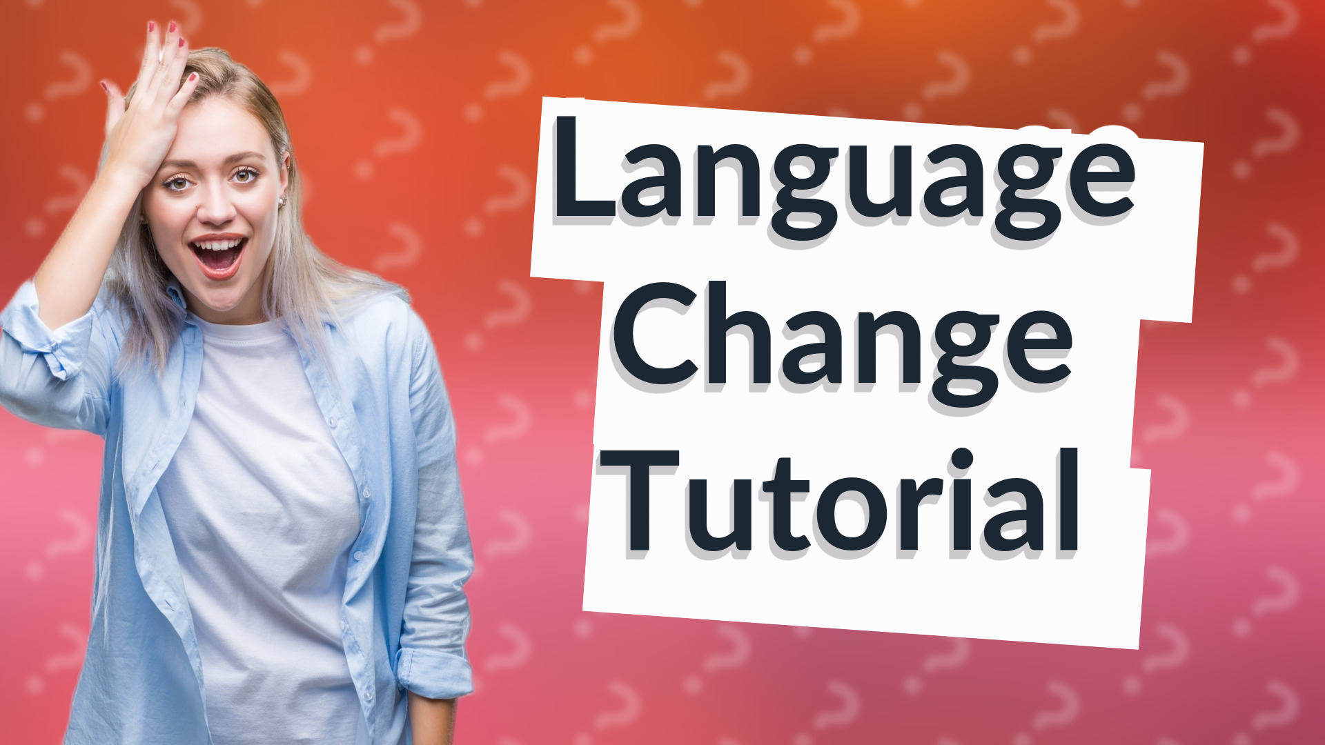 Language Change Tutorial