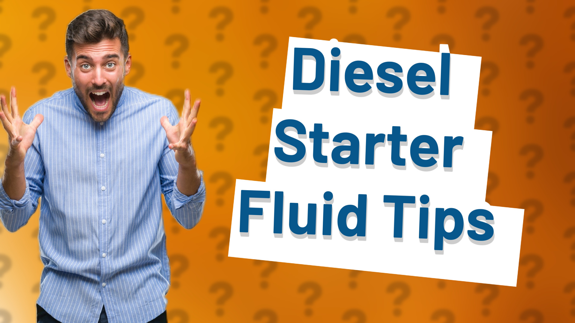 Diesel Starter Fluid Tips