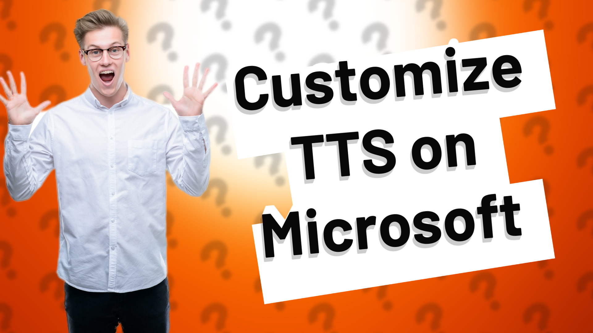 Customize TTS on Microsoft