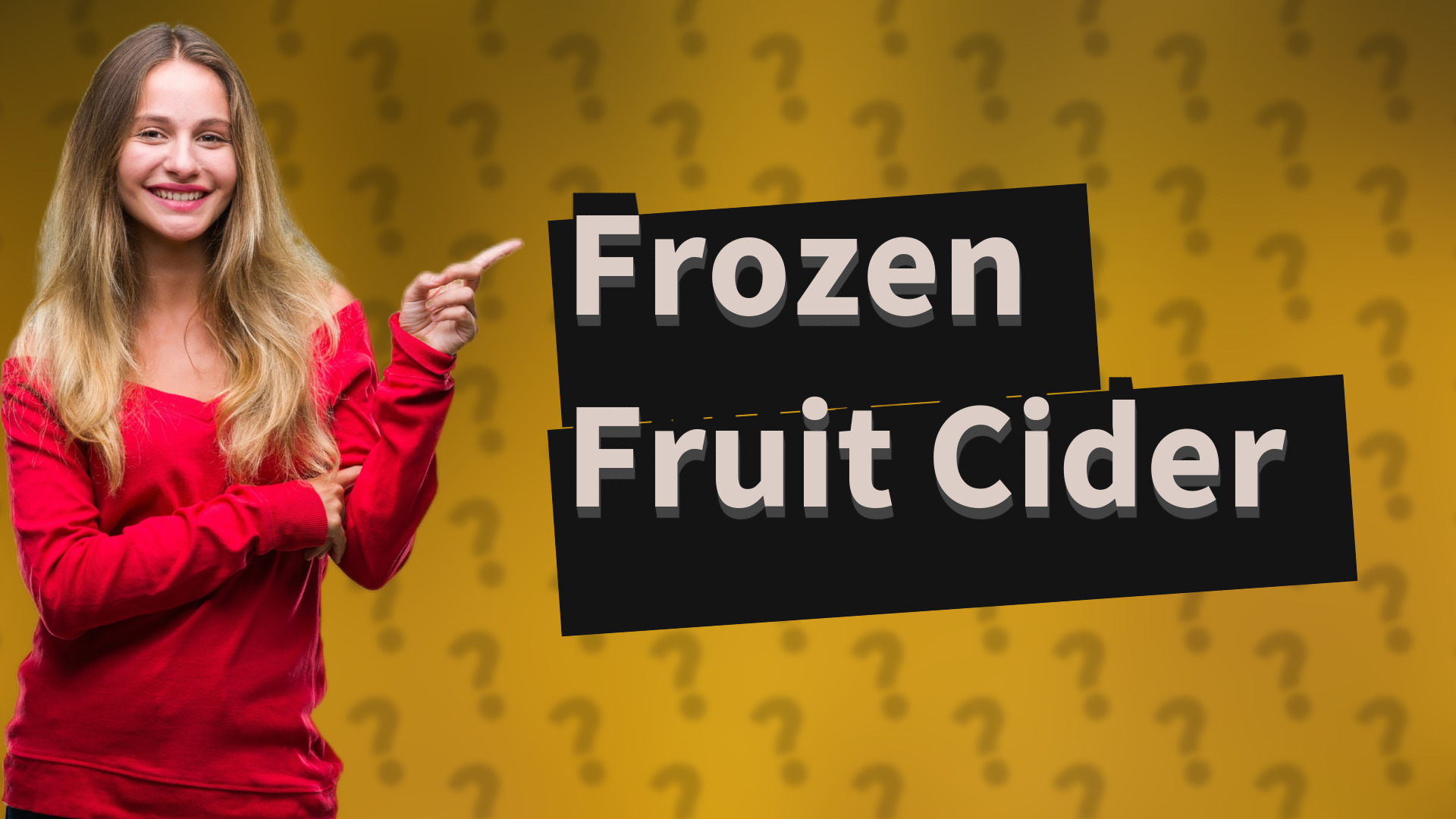 Frozen Fruit Cider
