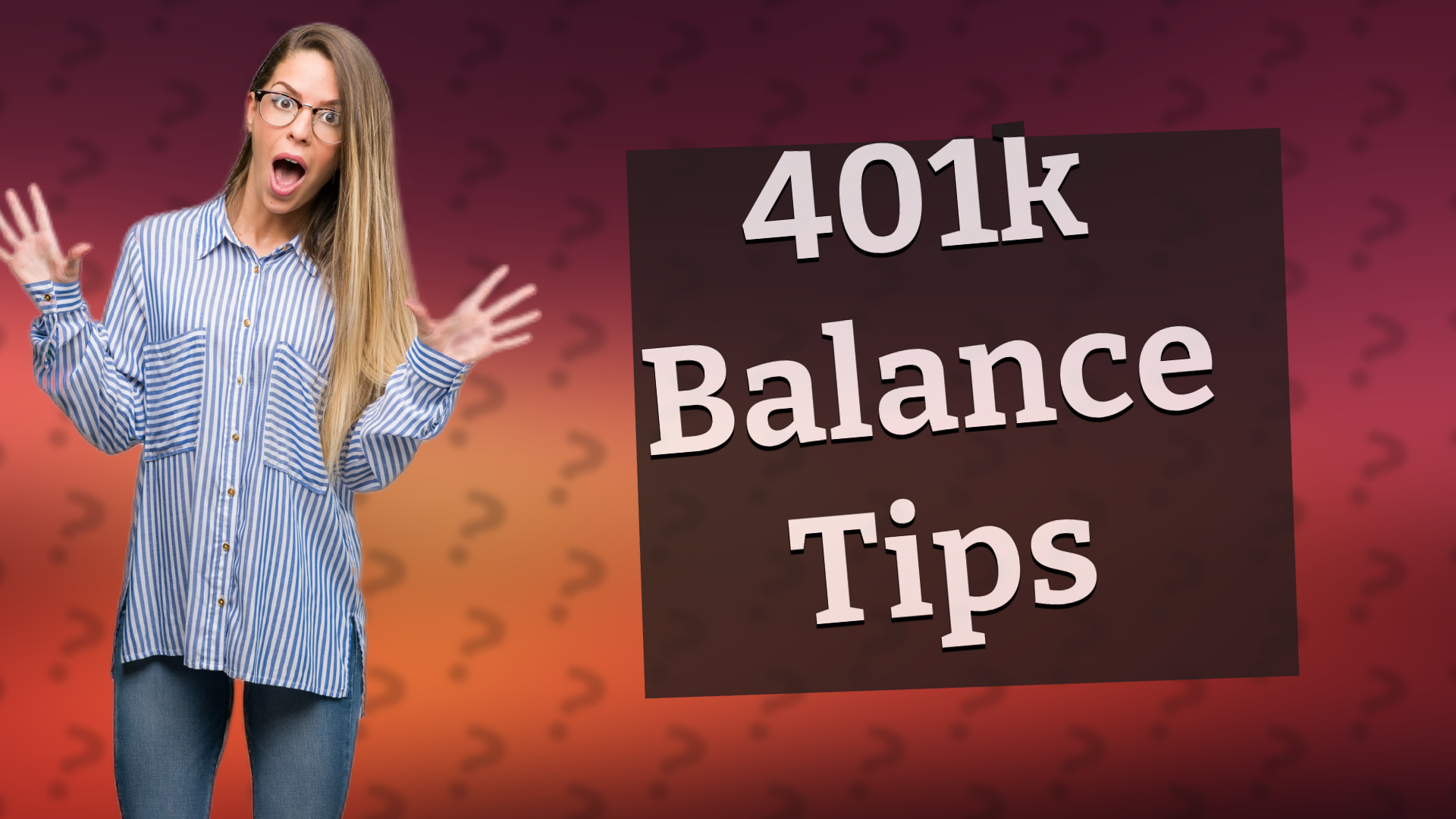 401k Balance Tips