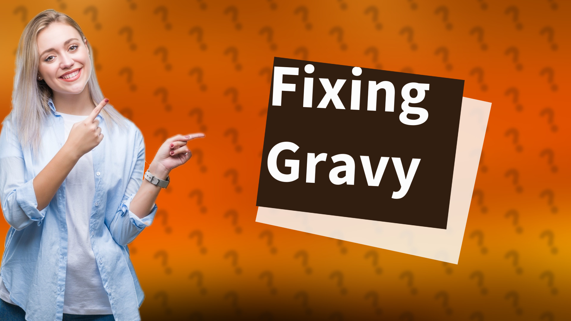 Fixing Gravy