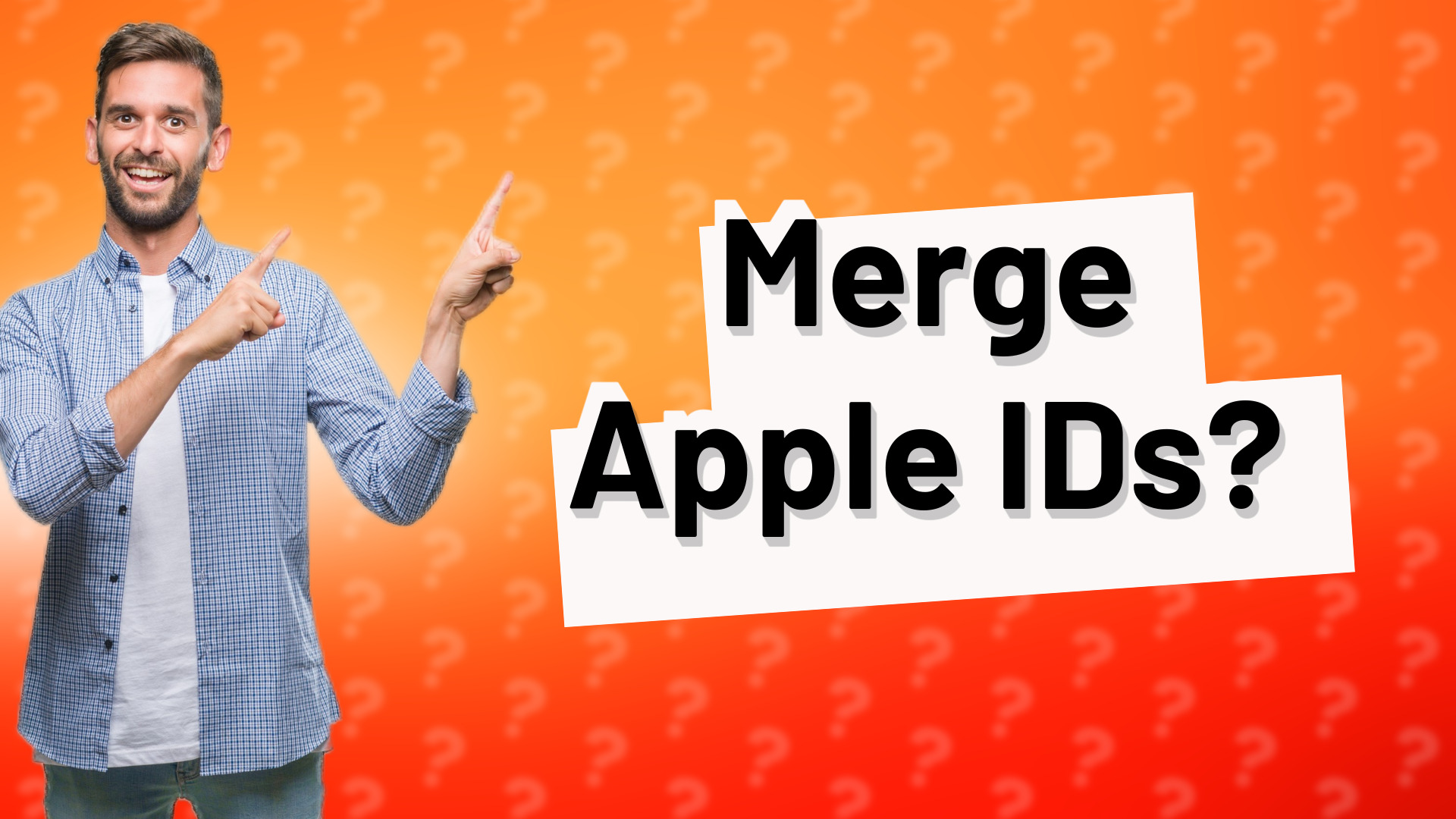 Merge Apple IDs?
