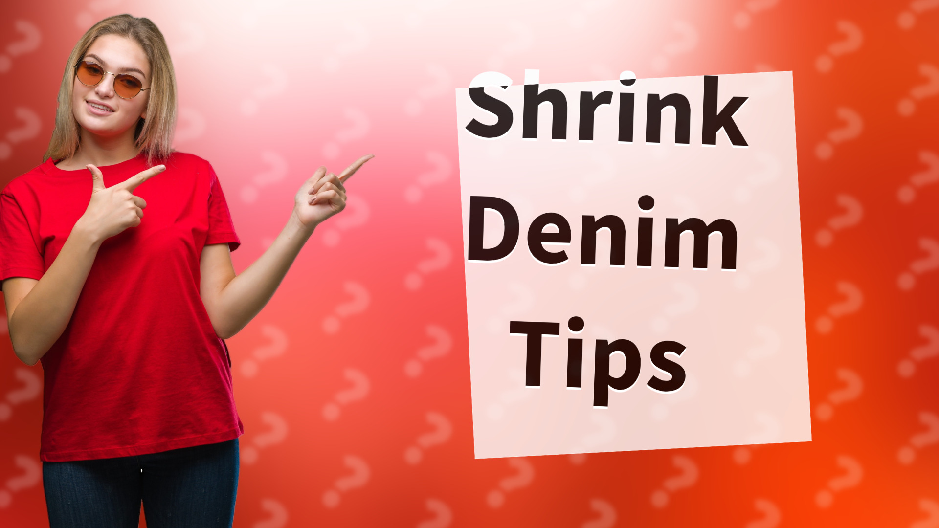 Shrink Denim Tips