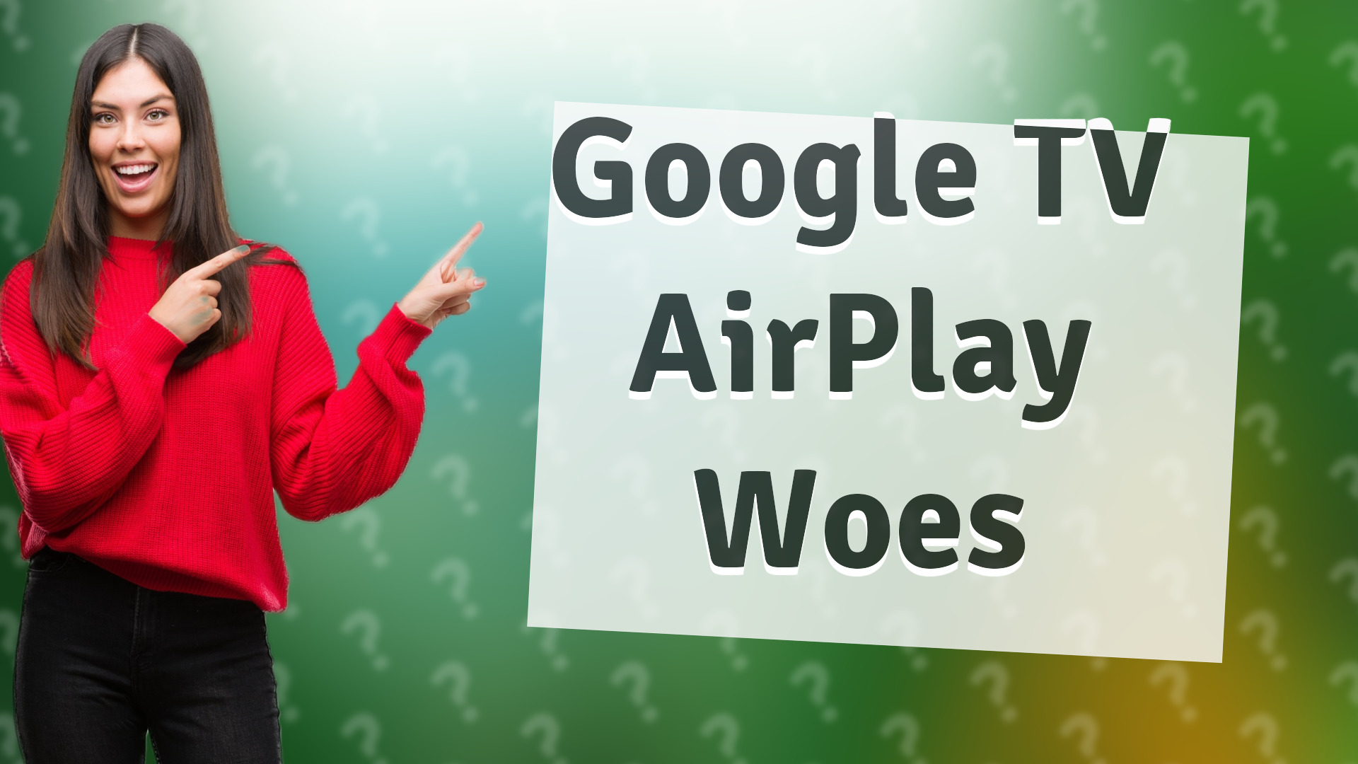 Google TV AirPlay Woes