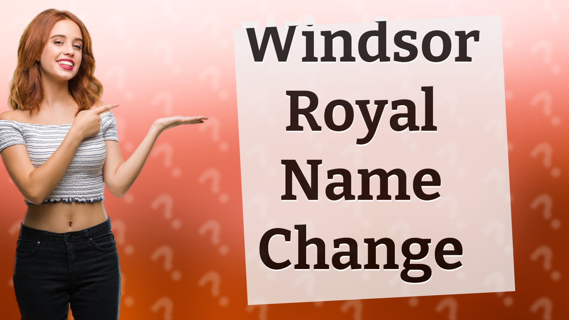Windsor Royal Name Change
