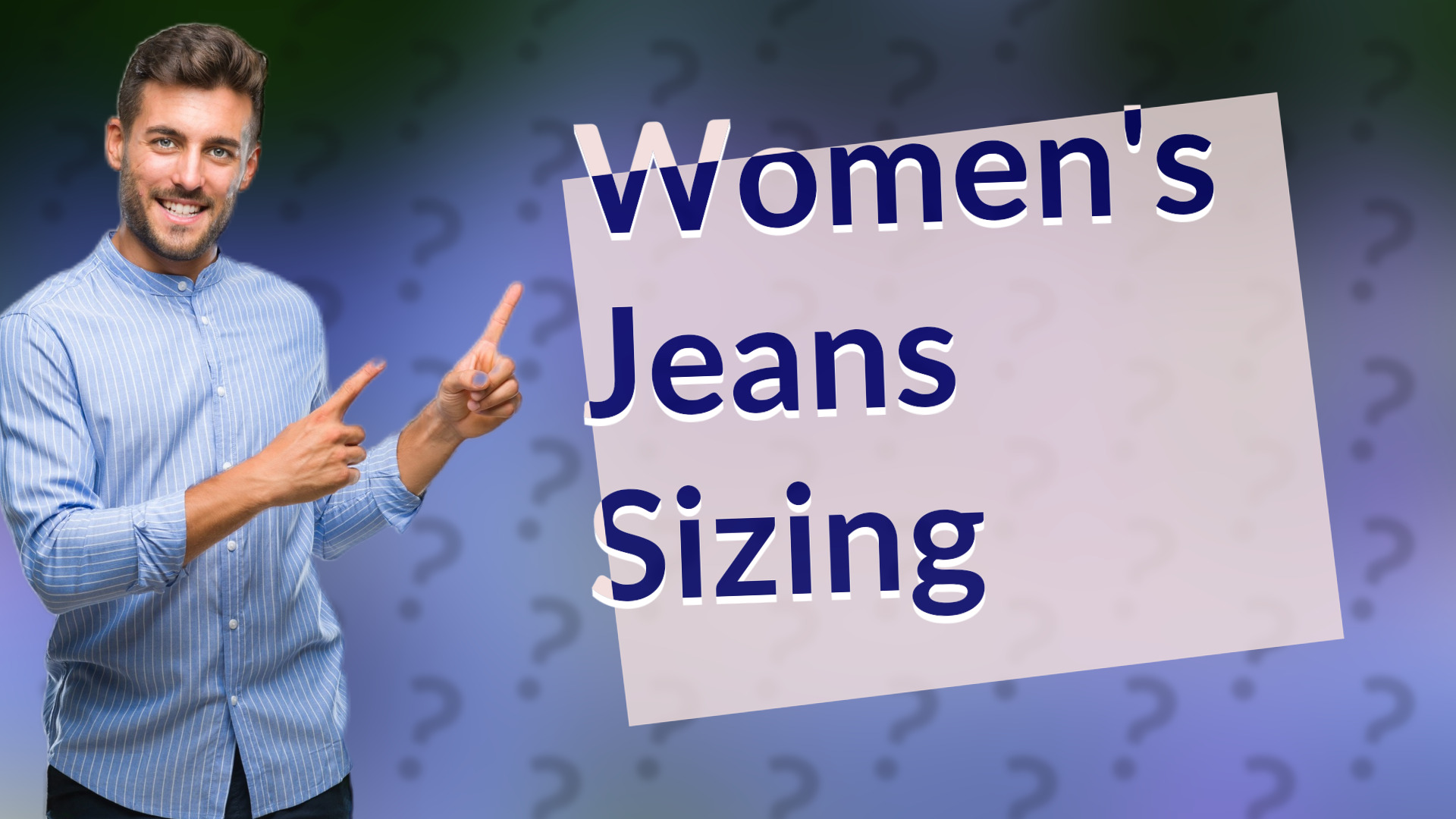 Women's Jeans Sizing