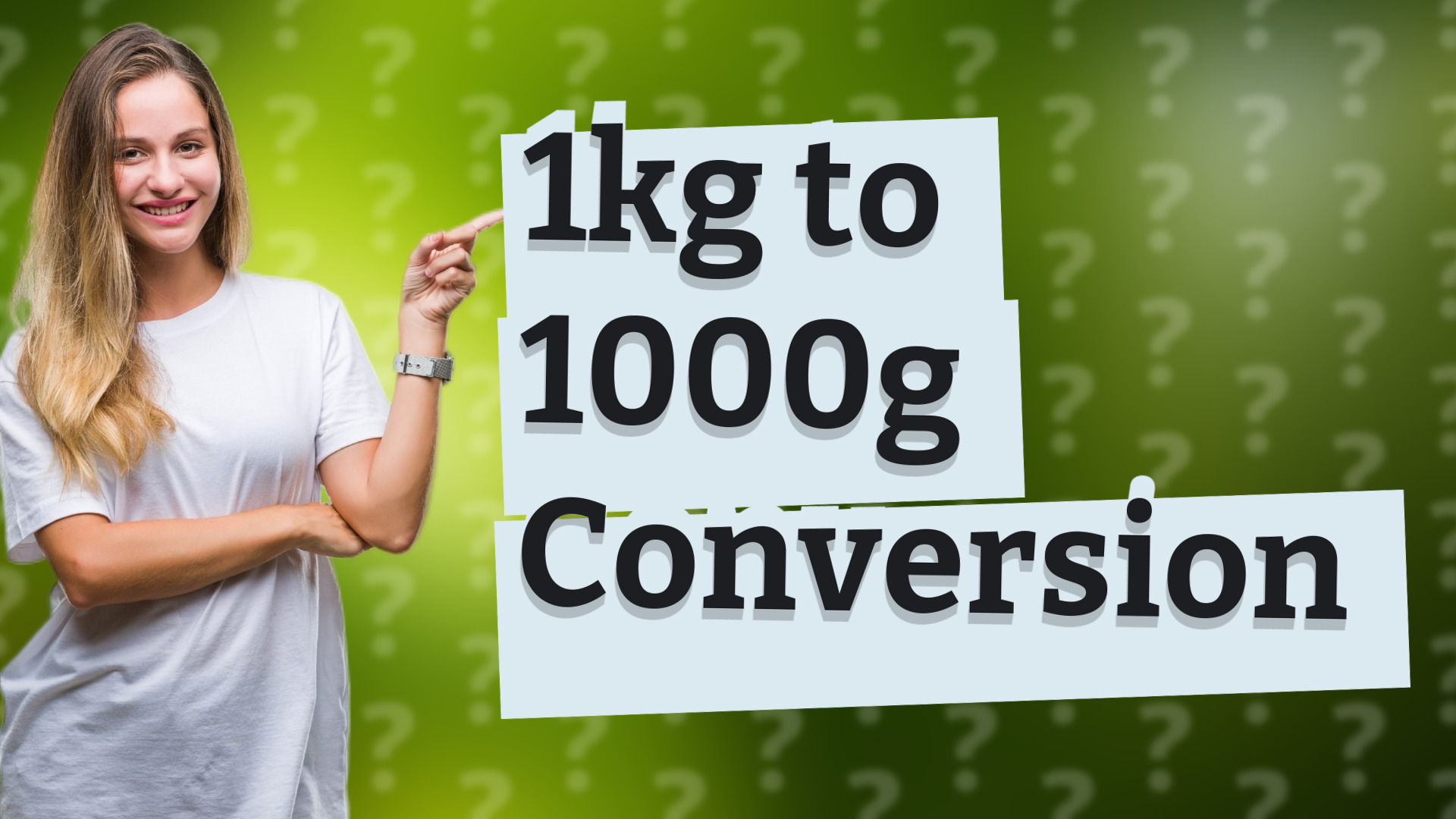 1kg to 1000g Conversion