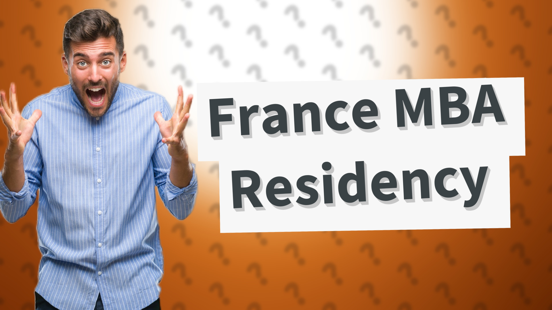 France MBA Residency