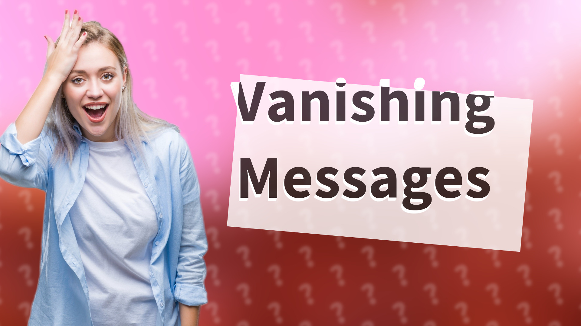 Vanishing Messages