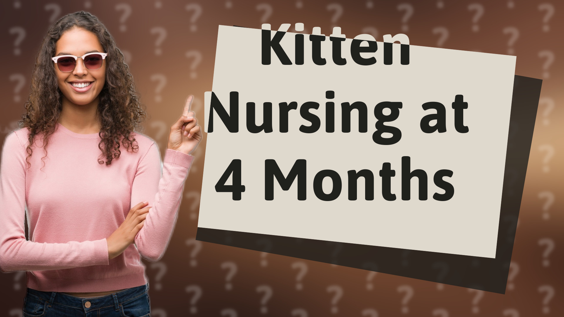Kitten Nursing at 4 Months