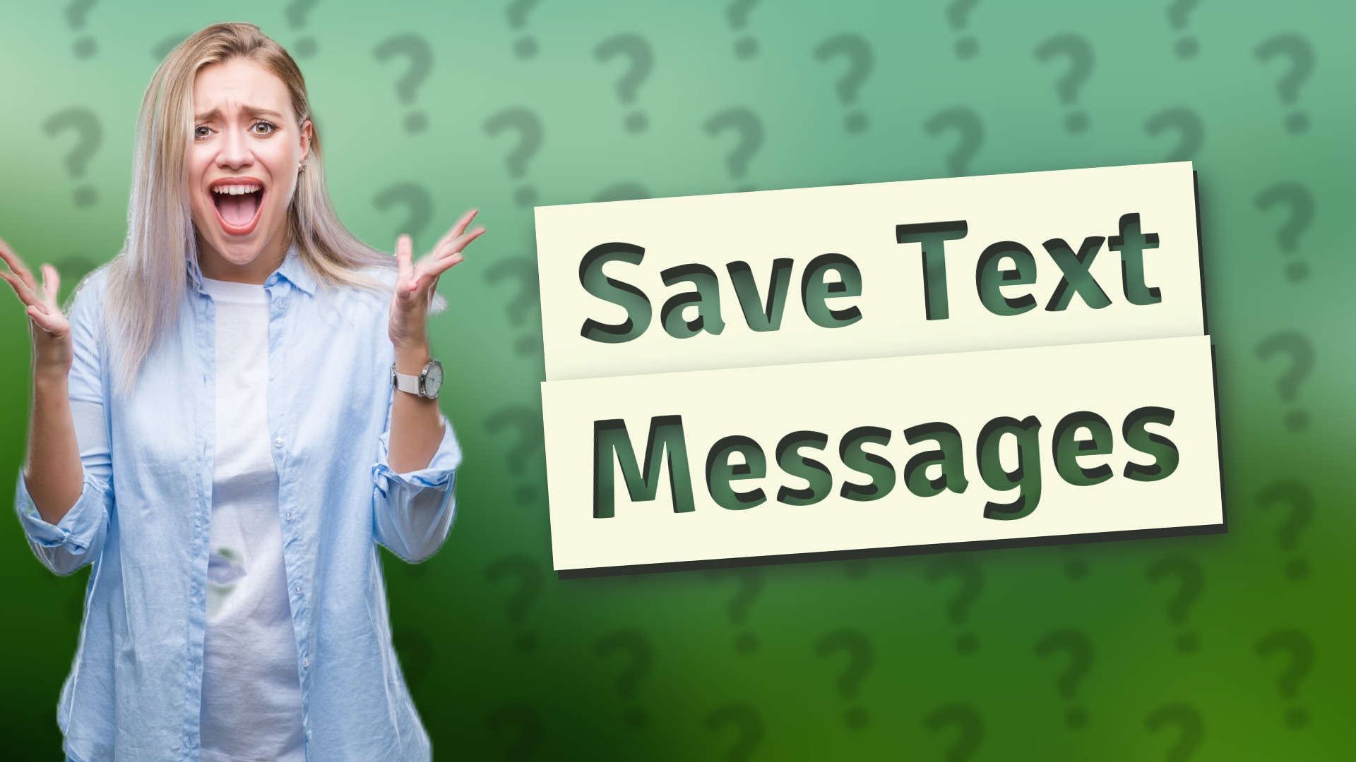 Save Text Messages