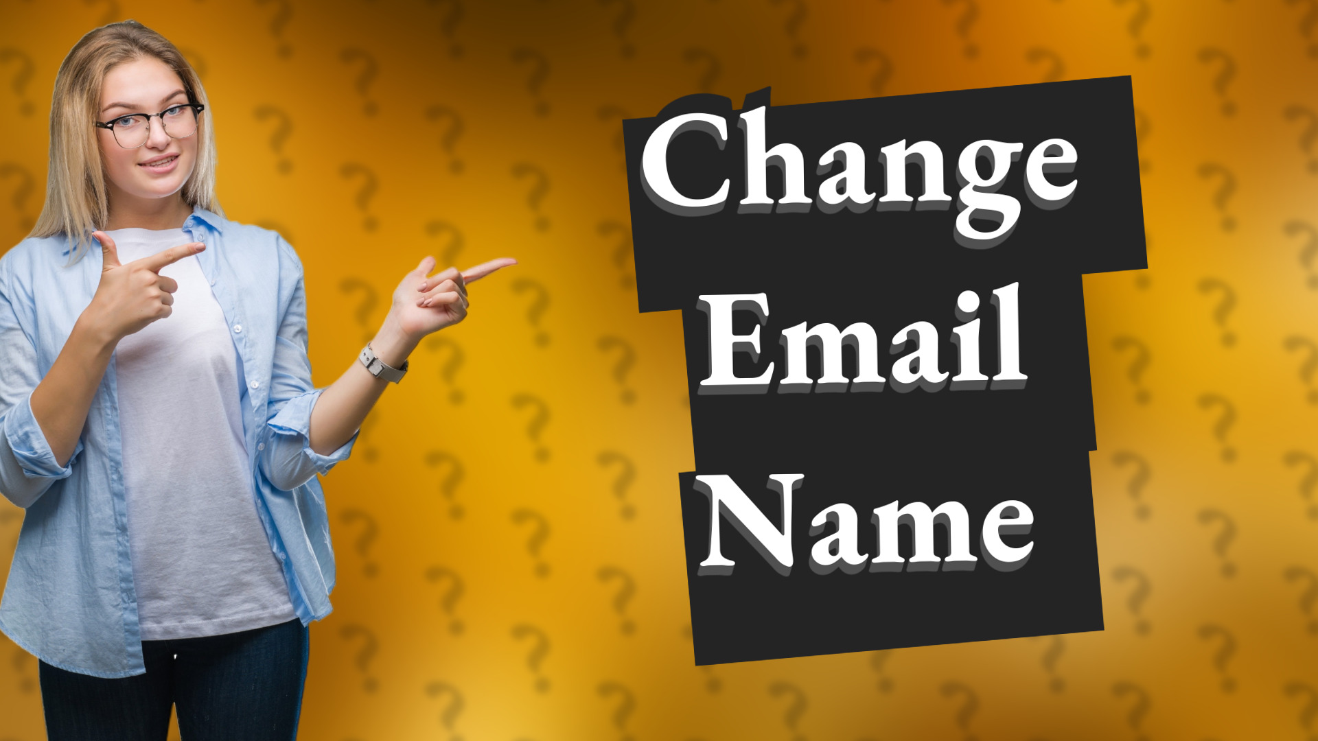 Change Email Name