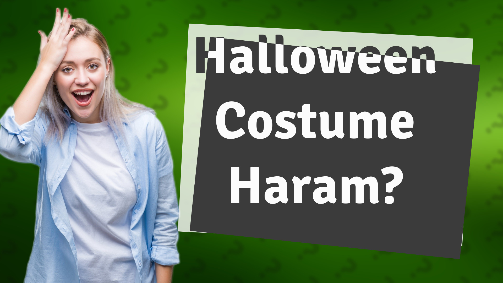 Halloween Costume Haram?