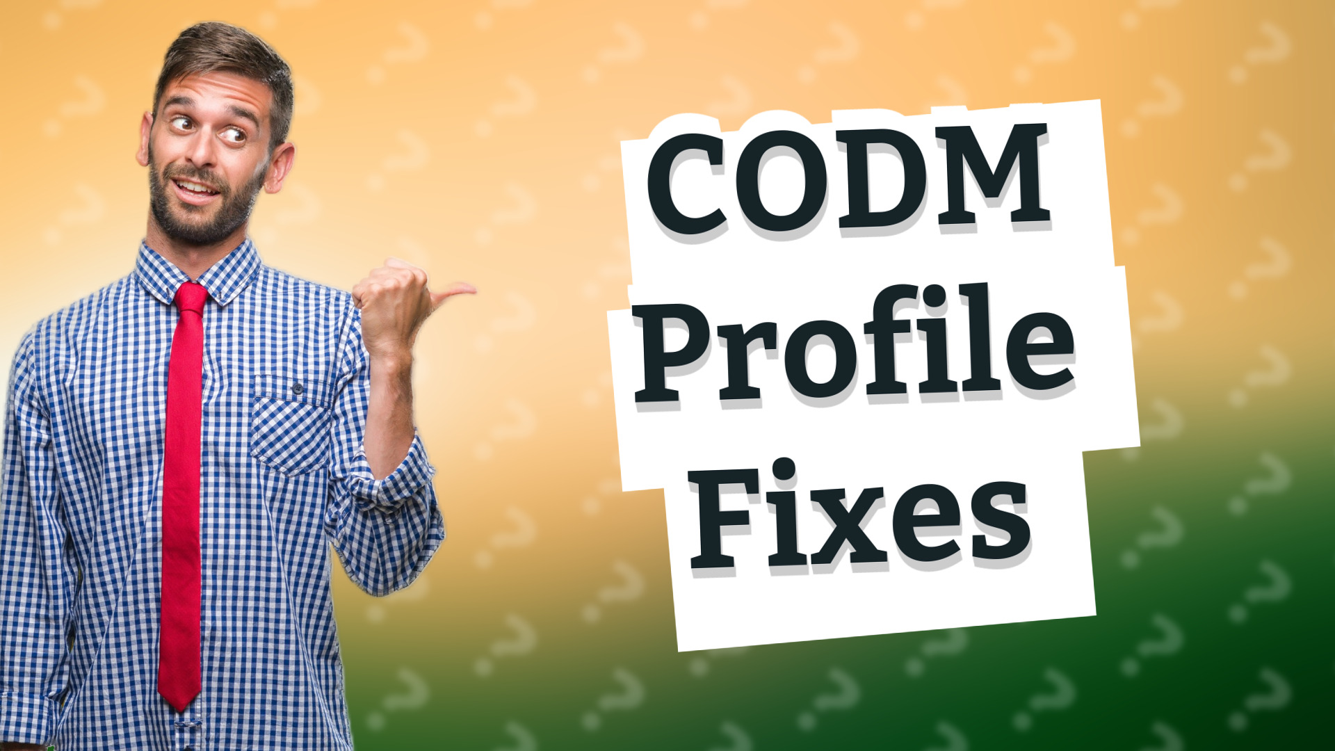 CODM Profile Fixes