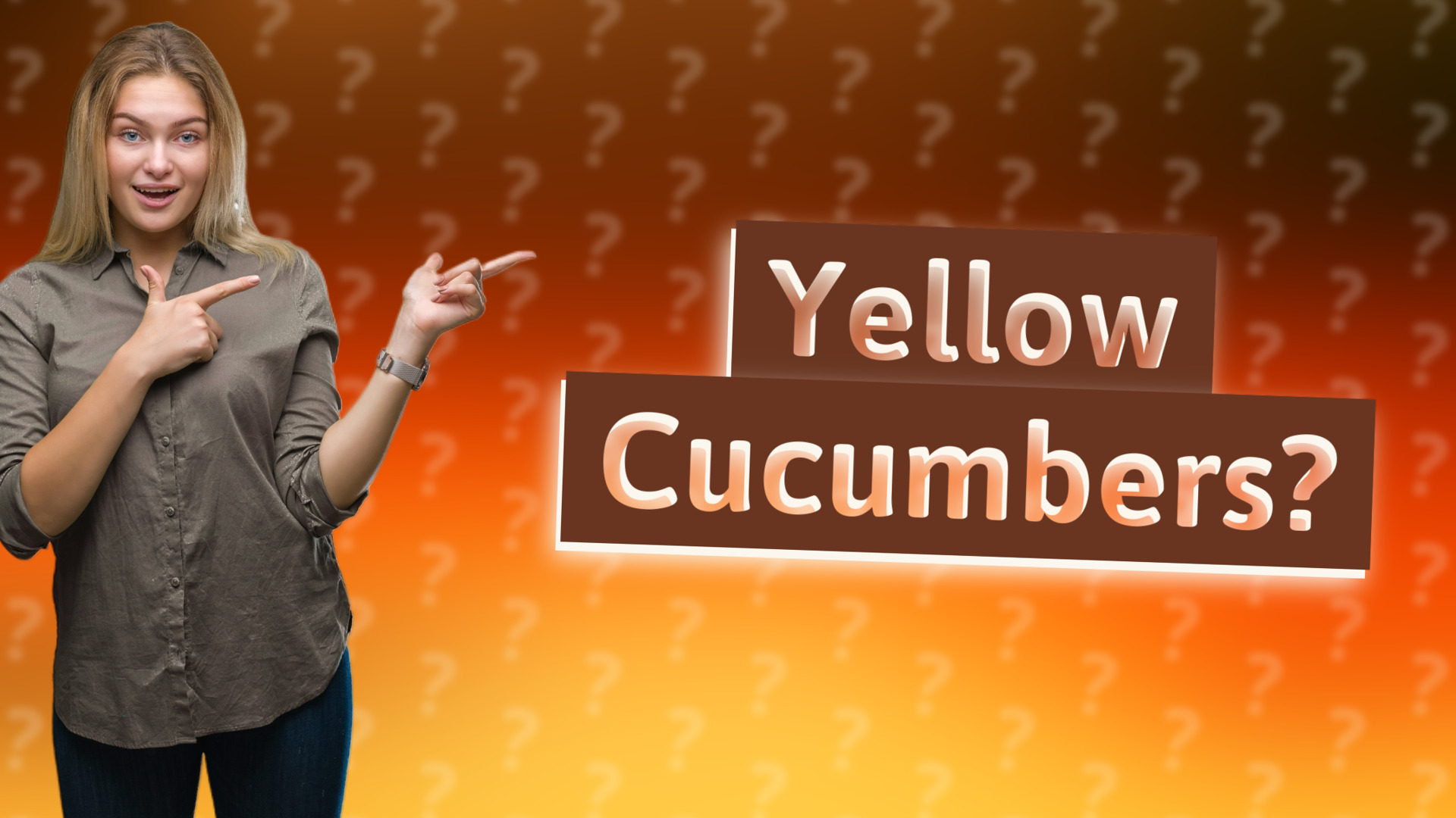 Yellow Cucumbers?