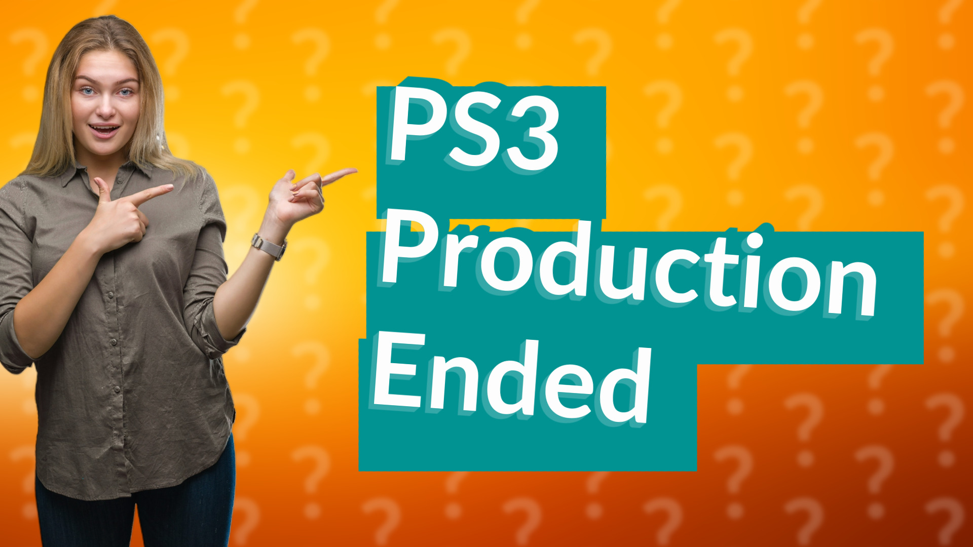 PS3 Production Ended