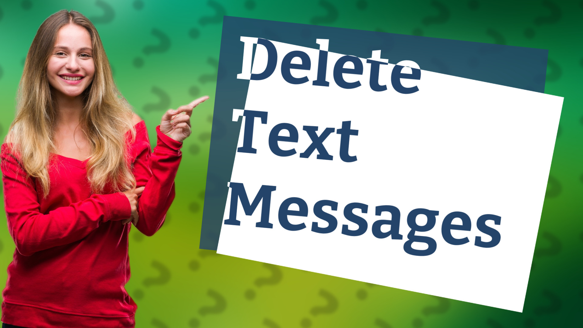 Delete Text Messages