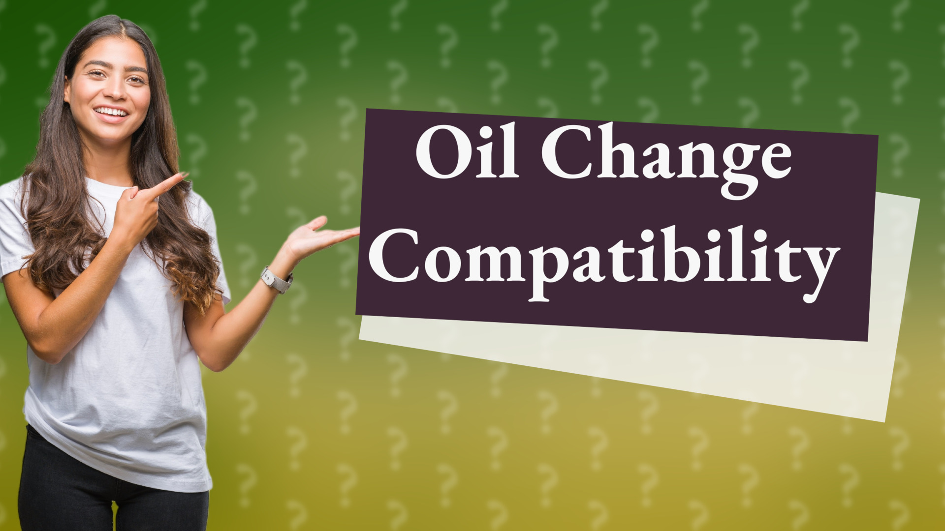 Oil Change Compatibility