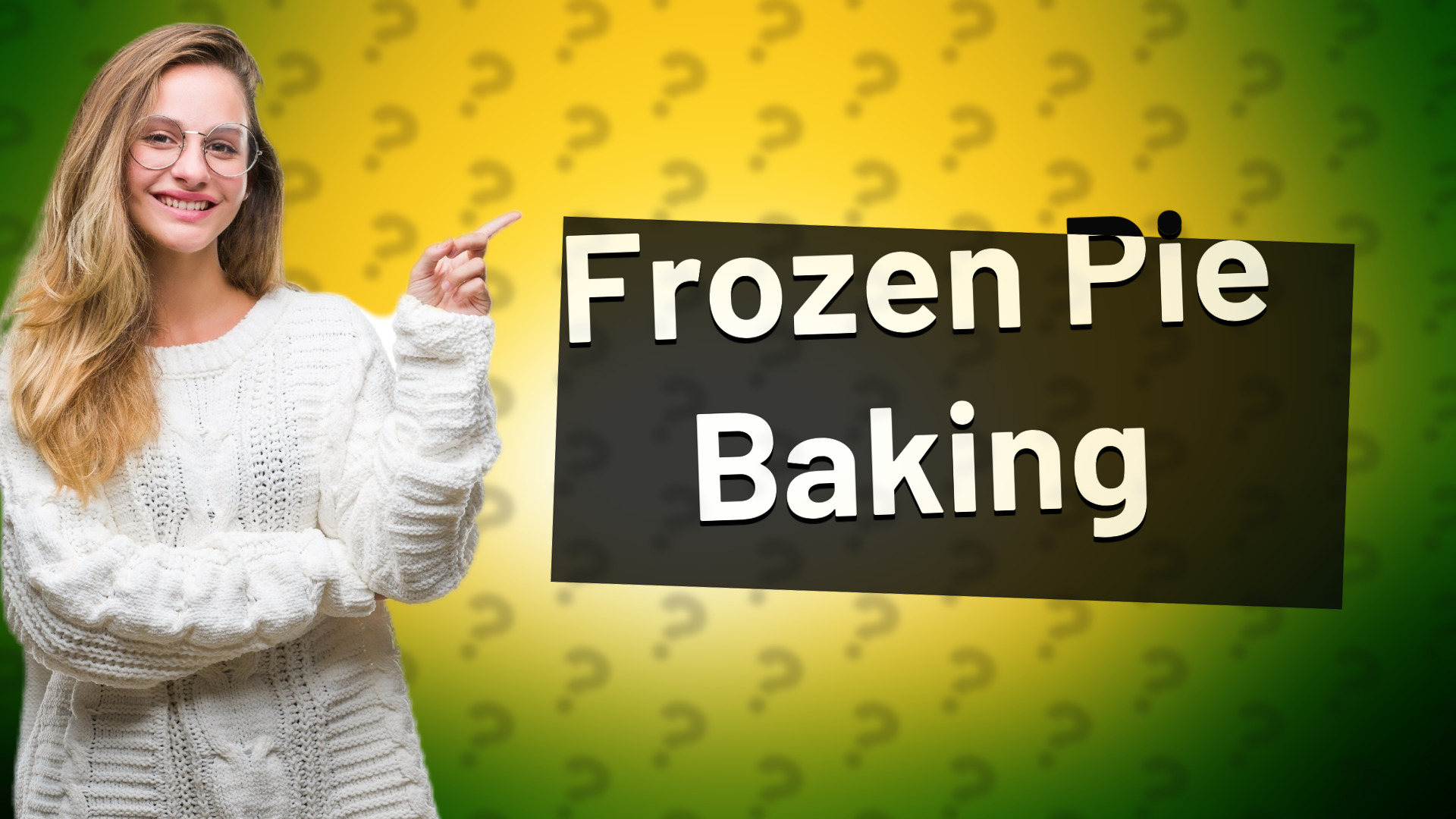 Frozen Pie Baking