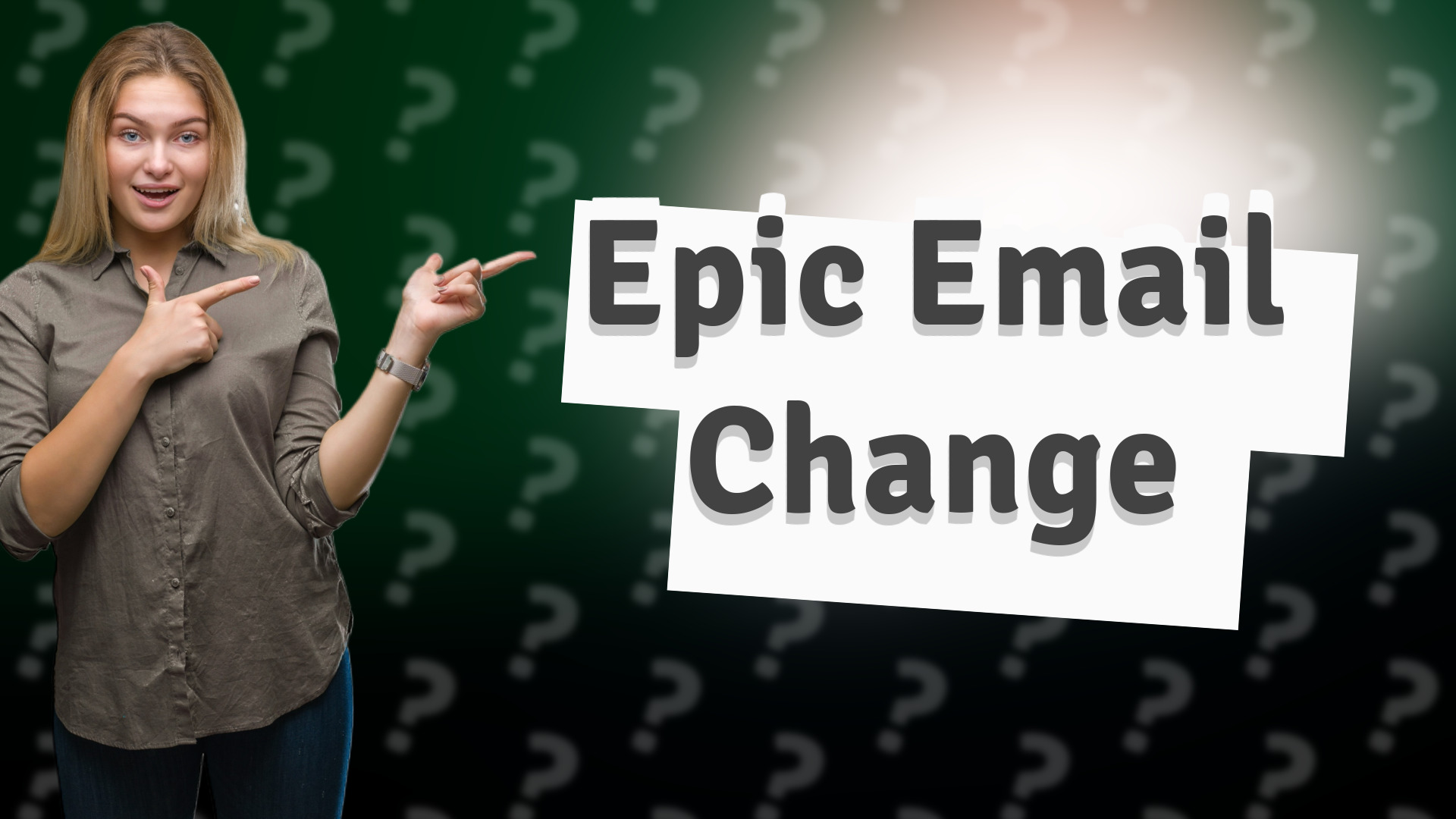 Epic Email Change