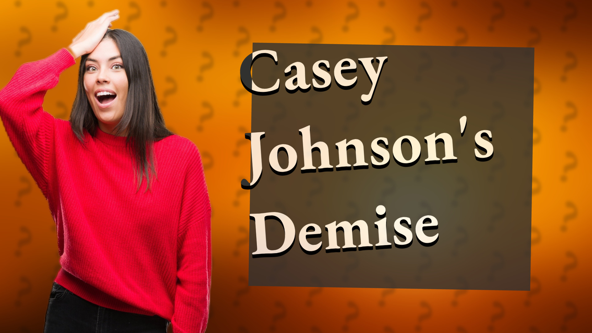 Casey Johnson's Demise
