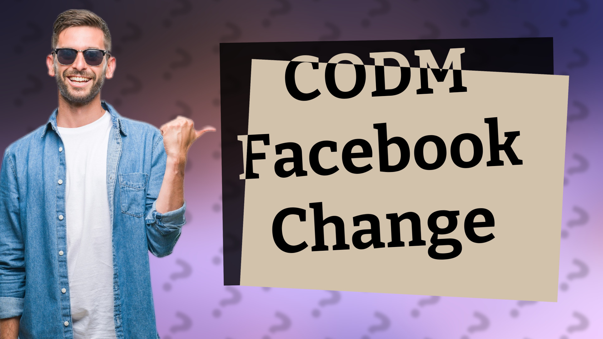 CODM Facebook Change