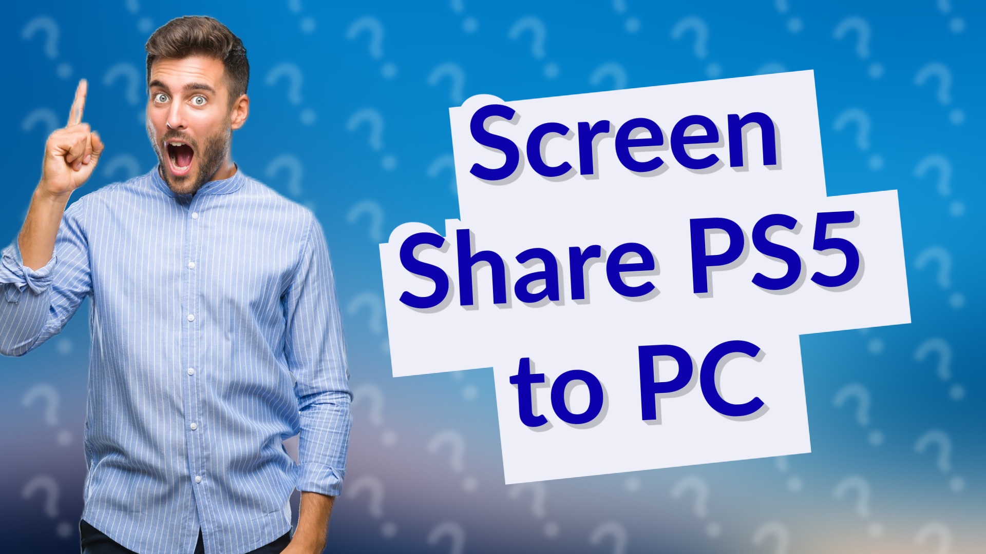 Screen Share PS5 to PC