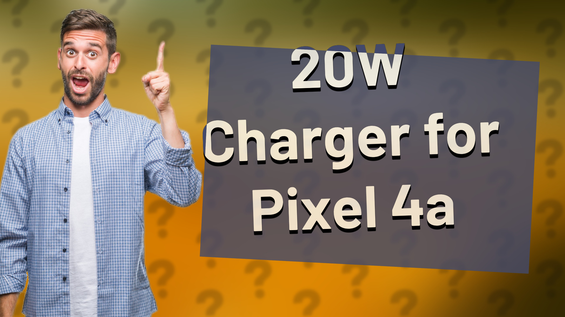 20W Charger for Pixel 4a