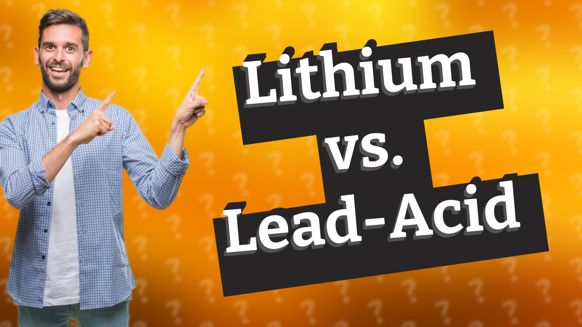 Lithium vs. Lead-Acid