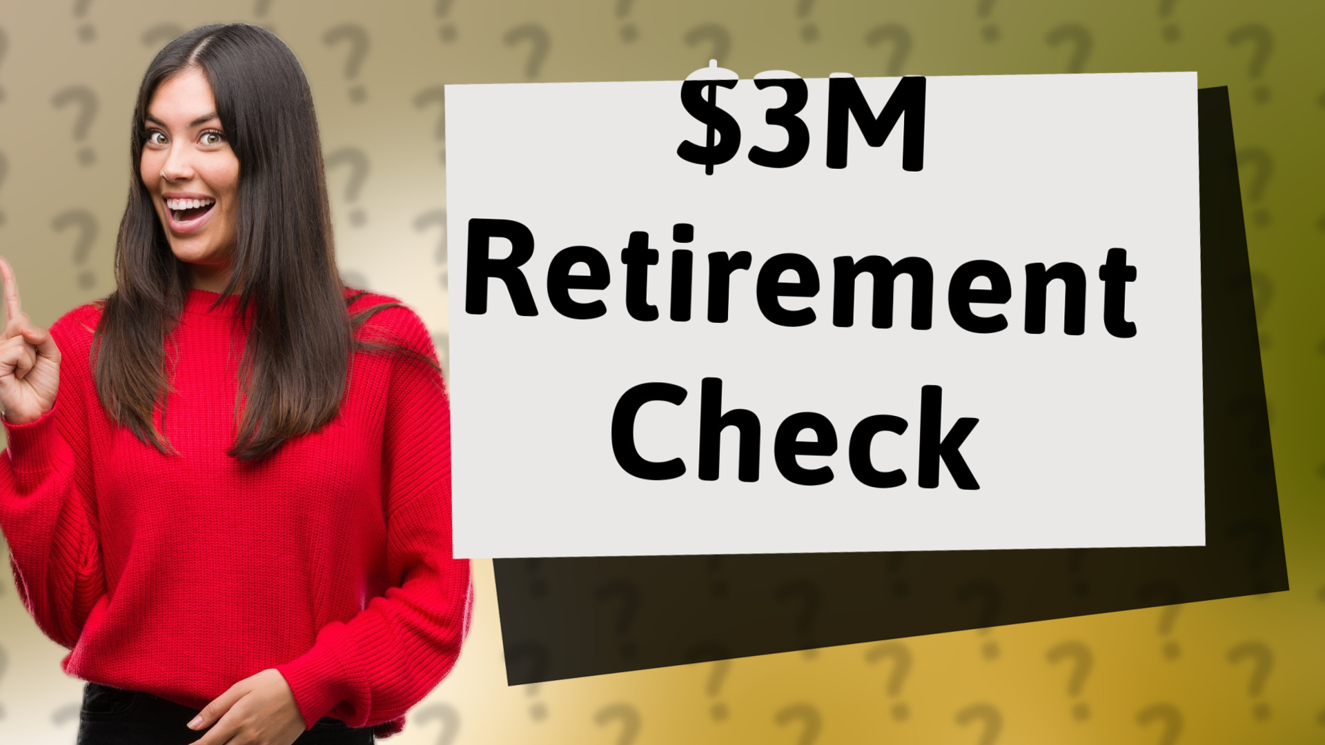 $3M Retirement Check
