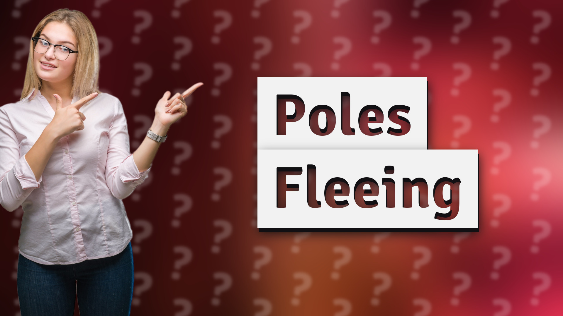 Poles Fleeing