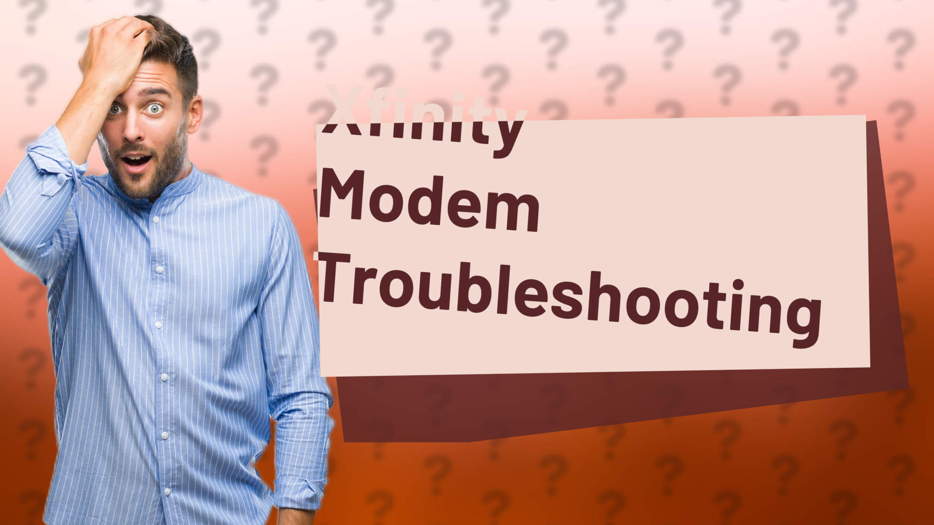 Xfinity Modem Troubleshooting