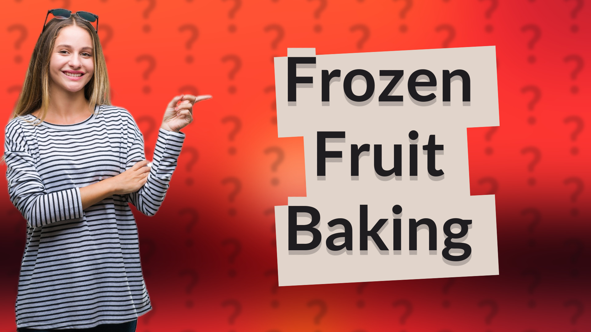 Frozen Fruit Baking