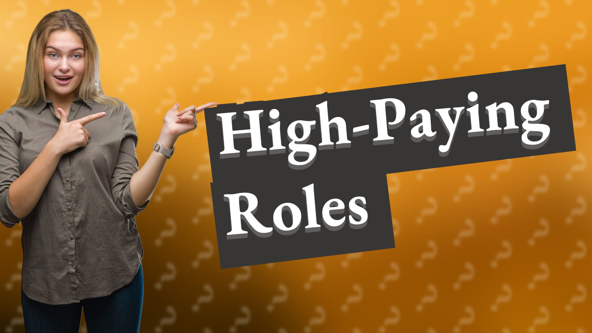 High-Paying Roles