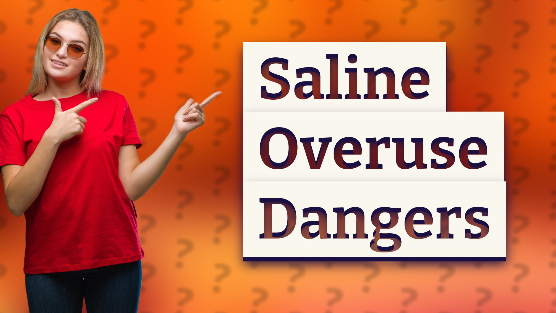 Saline Overuse Dangers