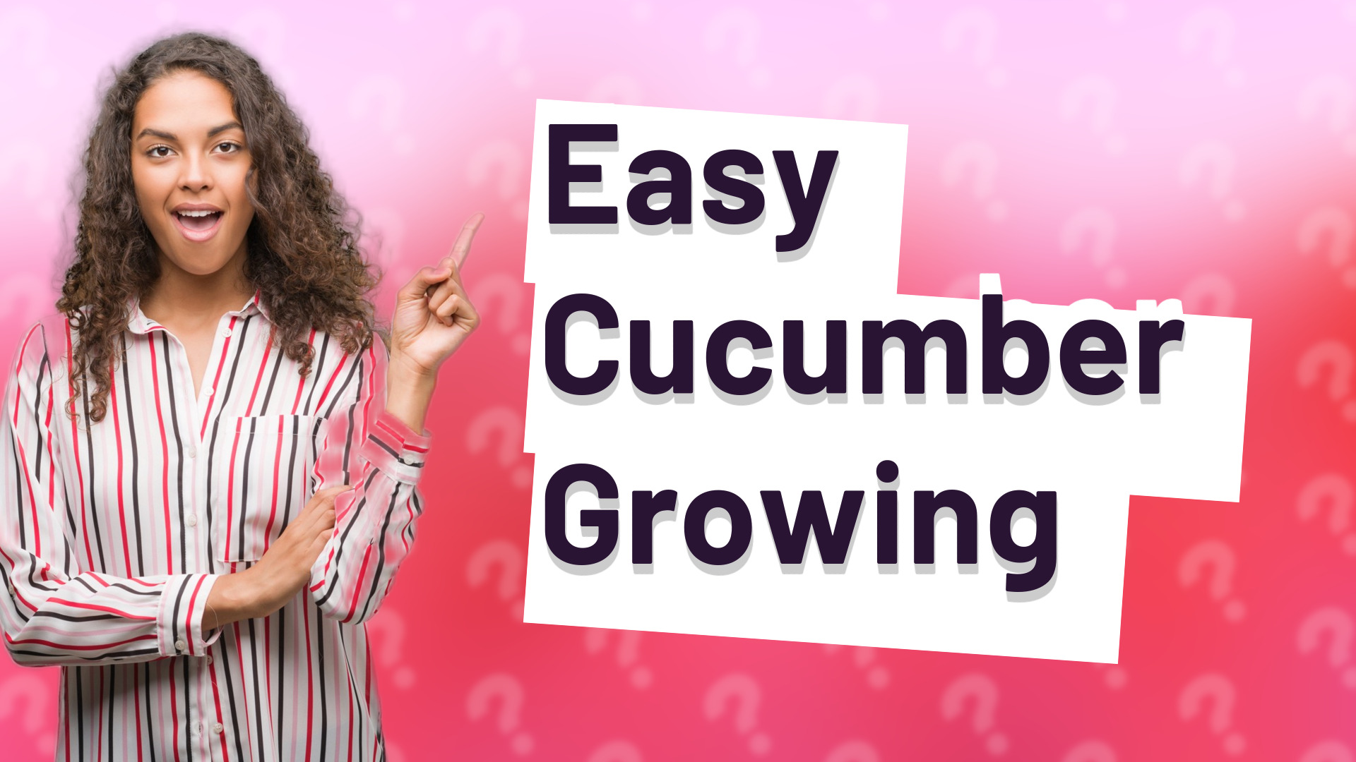 Easy Cucumber Growing