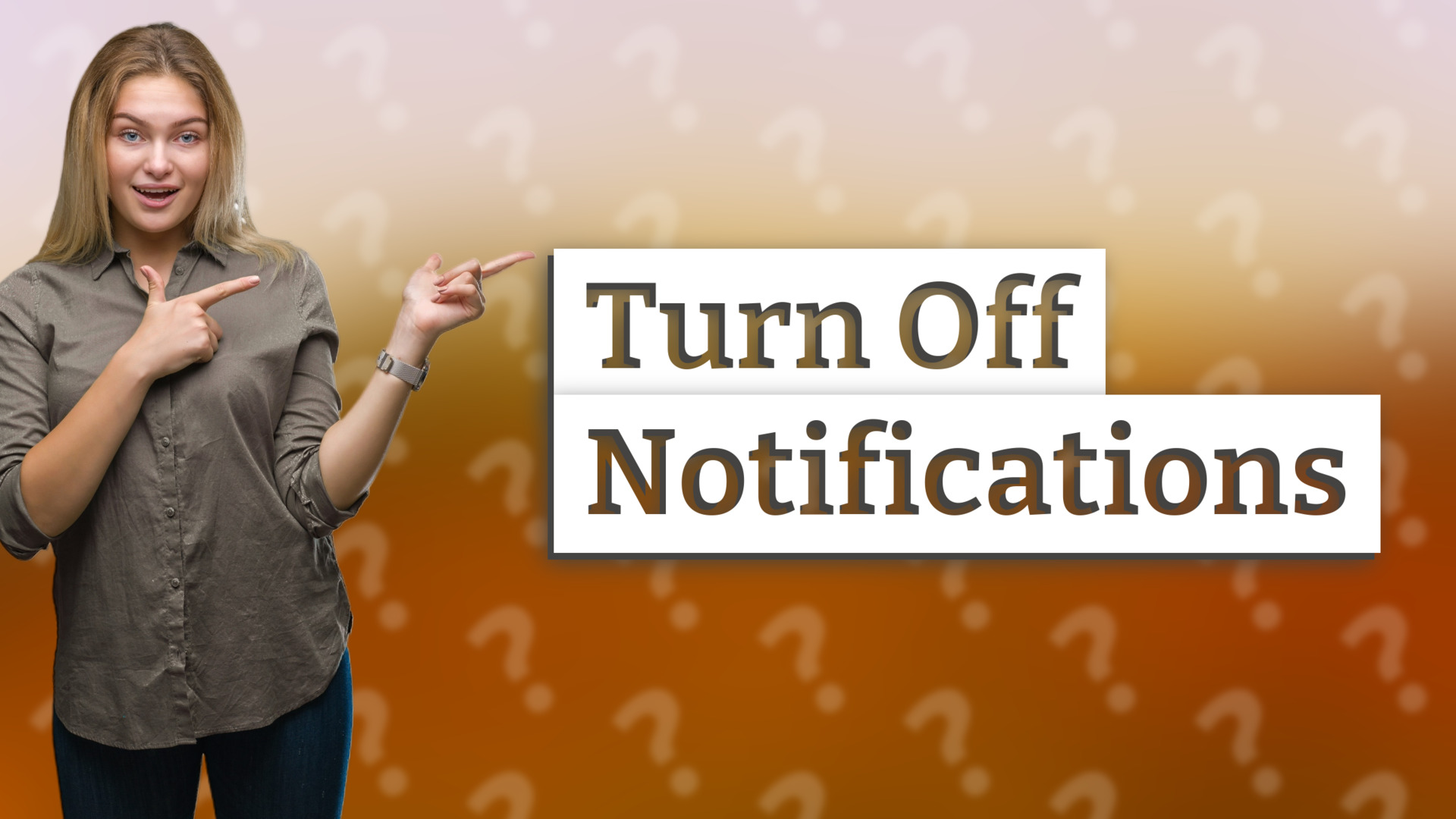Turn Off Notifications