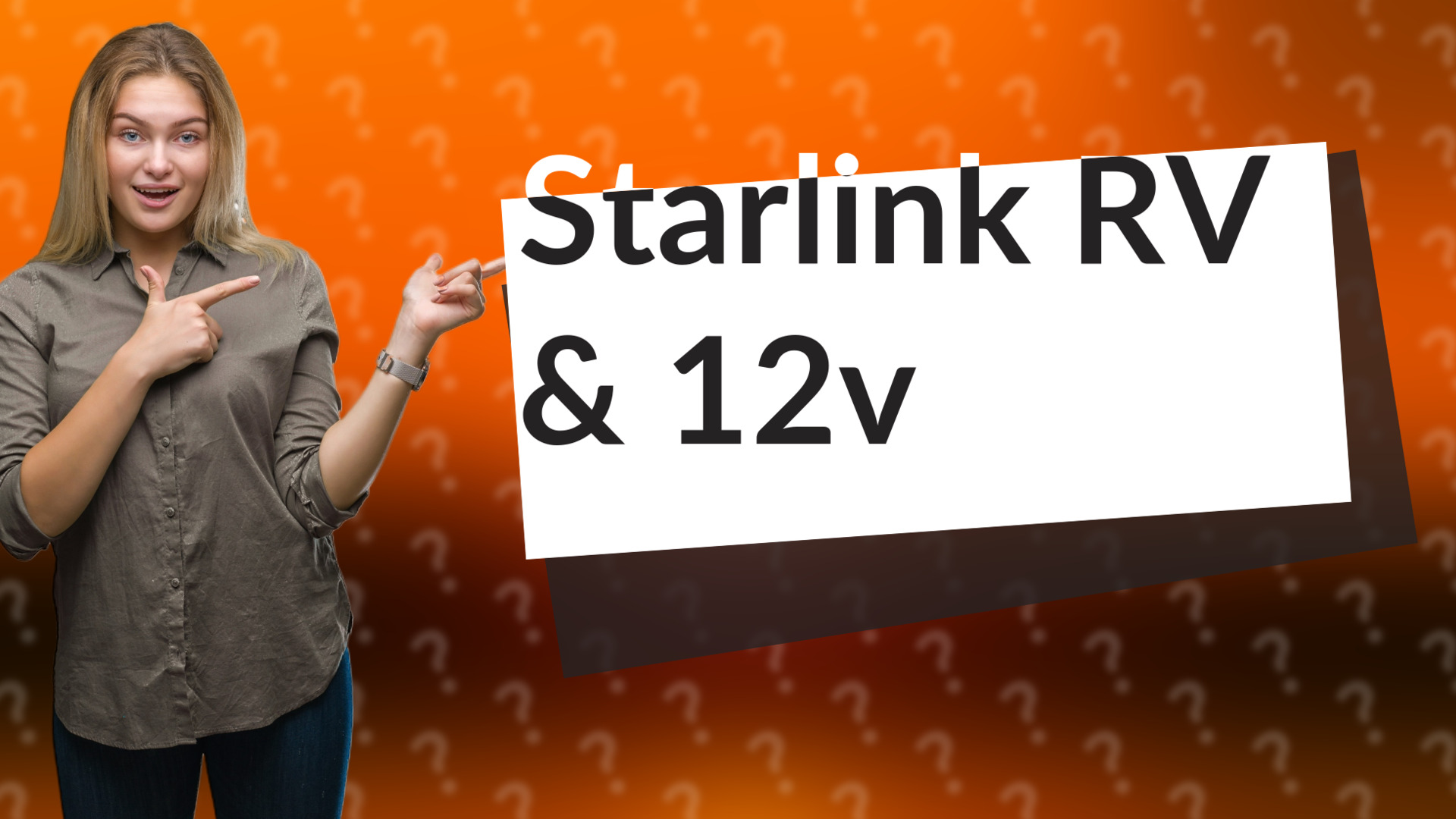 Starlink RV & 12v