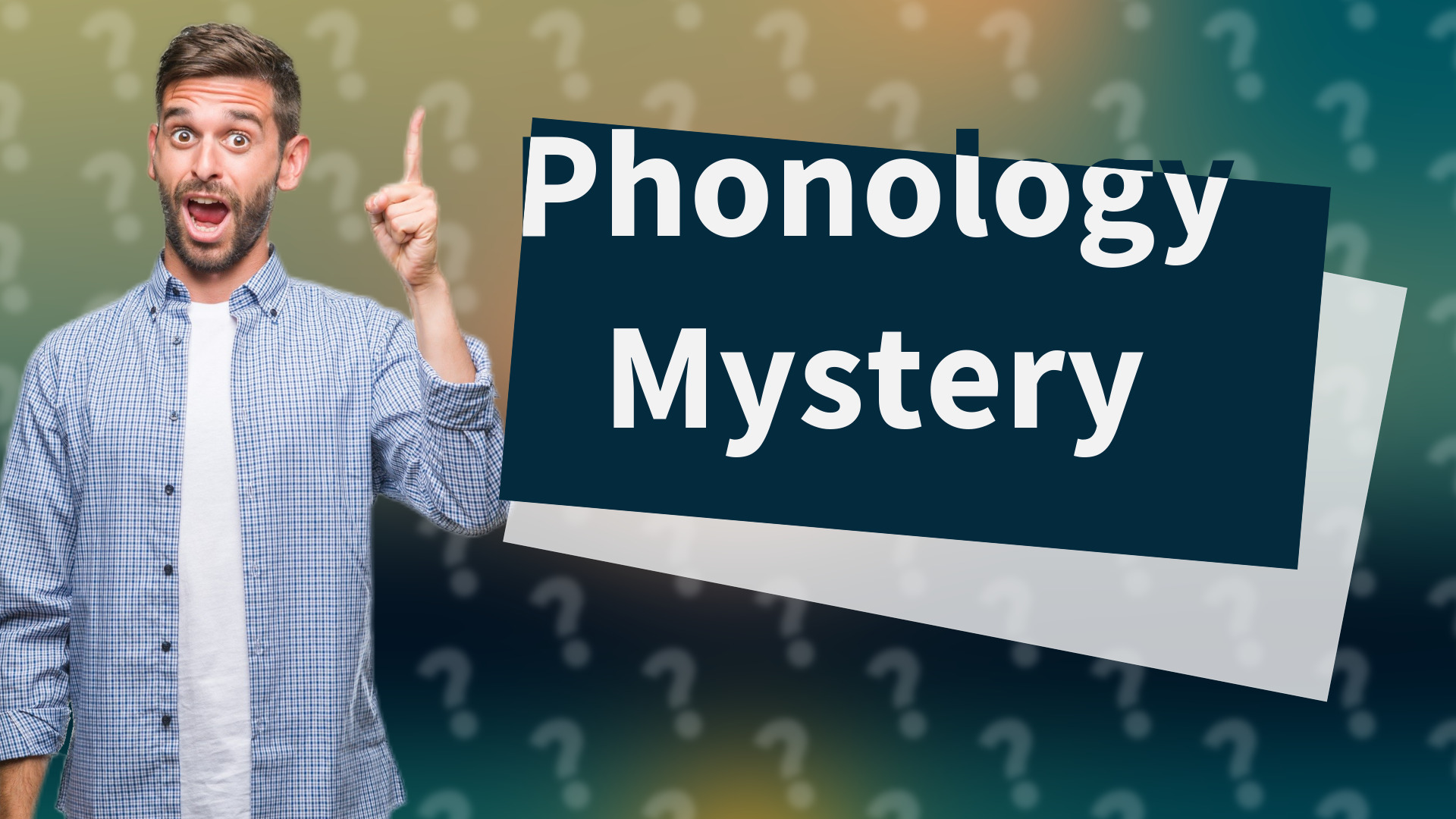 Phonology Mystery