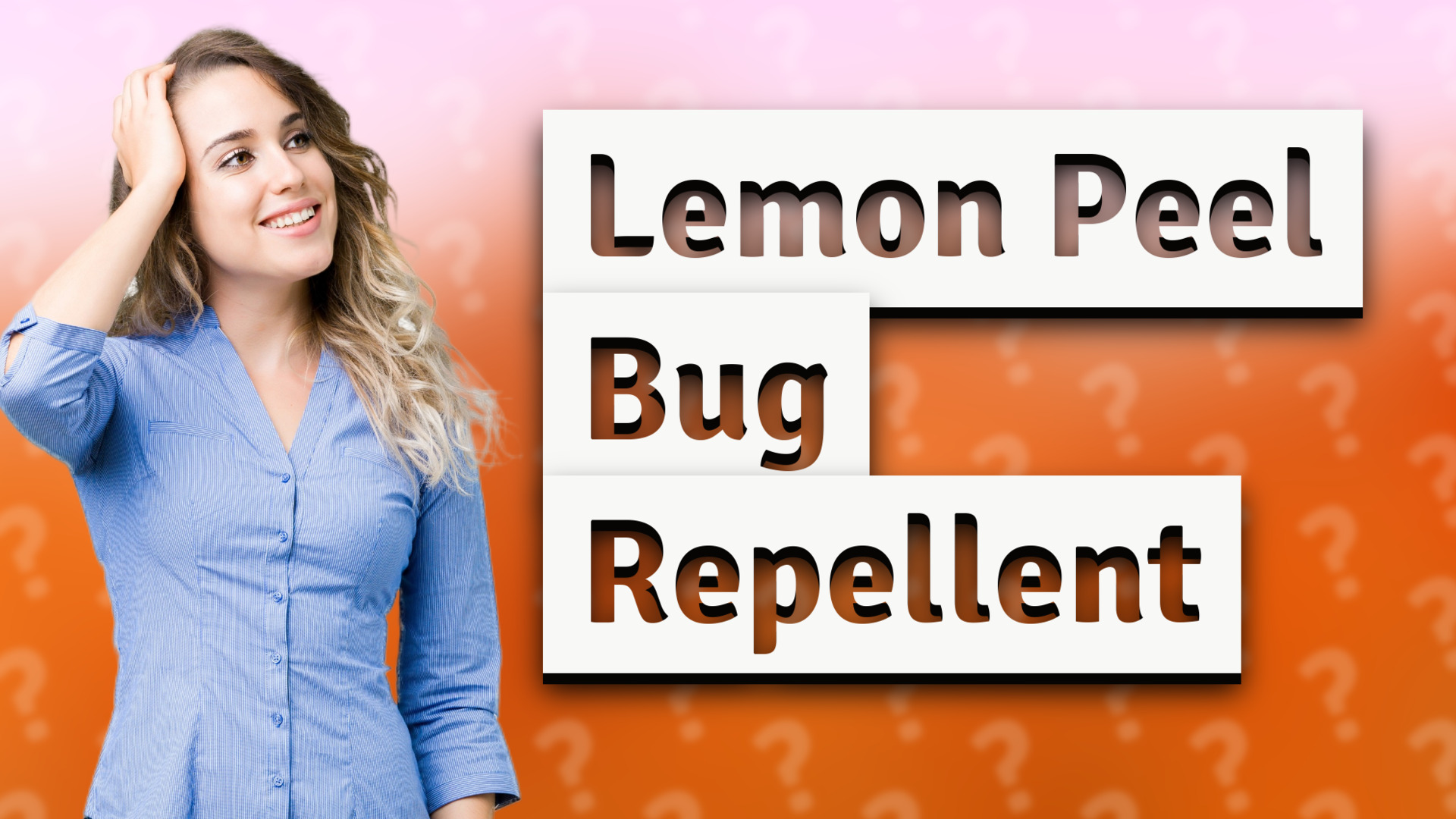 Lemon Peel Bug Repellent