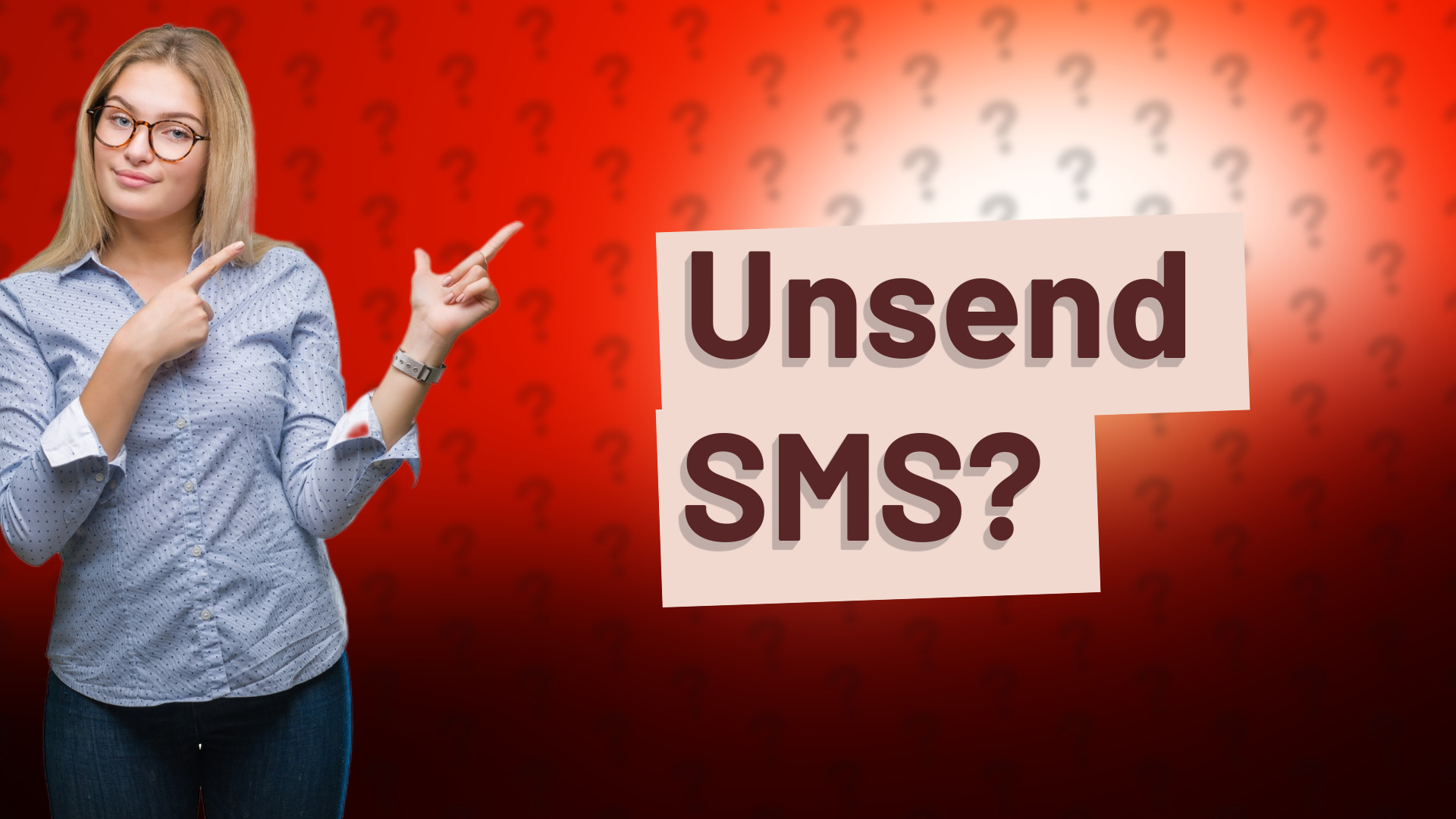 Unsend SMS?