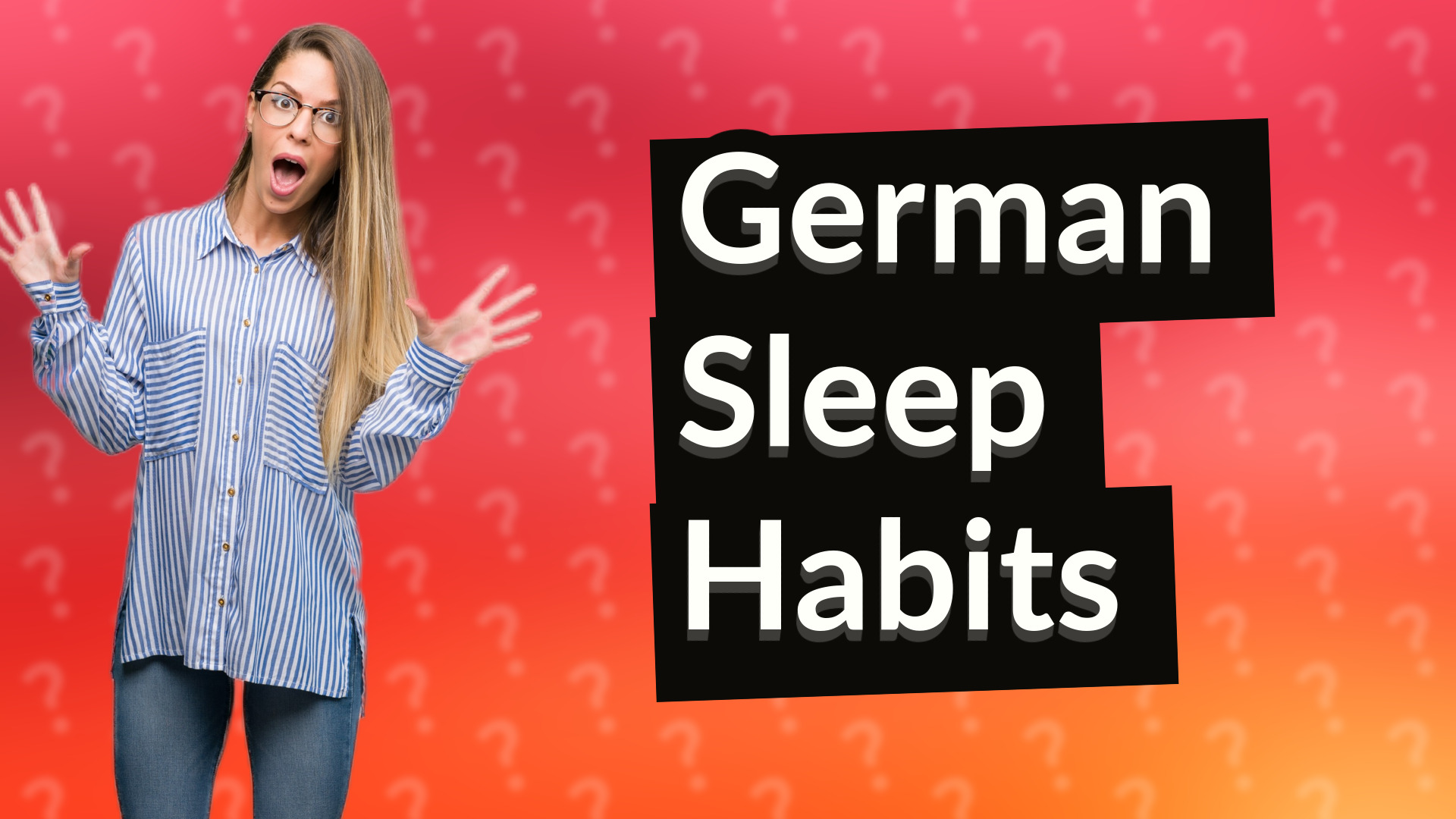 German Sleep Habits