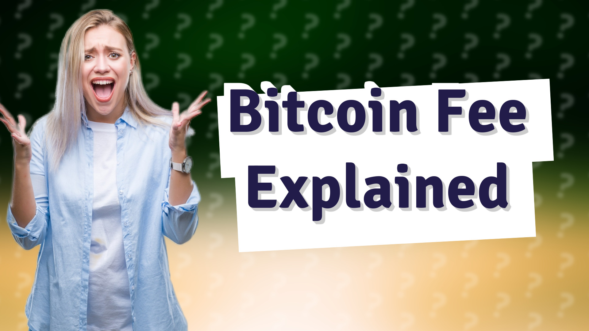 Bitcoin Fee Explained